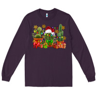 Plum christmas cactus Long Sleeve Tee - CowGirlArtShop