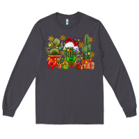 Smoke christmas cactus Long Sleeve Tee - CowGirlArtShop