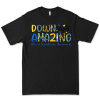 Black down right amazing down syndrome awareness Premium Tee - Artiststas