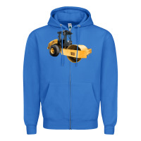 True Royal Compactor Illustrations Zipper Hoodie - LillyAllenDesigns