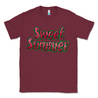 Burgundy sweet summer watermelon Classic Tee - NancyCooperArtShop