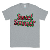 Heather Grey sweet summer watermelon Classic Tee - NancyCooperArtShop