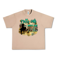 Burro Pretty girls walk like this Urban Heavy Tee - HowdyJamesFarm