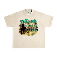 Sandshell Pretty girls walk like this Urban Heavy Tee - HowdyJamesFarm