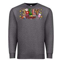 Charcoal Heather Christmas jolly nurse Premium Sweatshirt - Artiststas