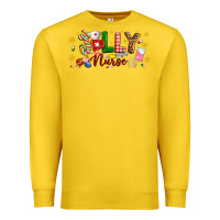 Lemon Christmas jolly nurse Premium Sweatshirt - Artiststas