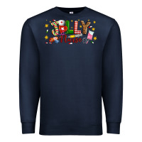 Navy Christmas jolly nurse Premium Sweatshirt - Artiststas