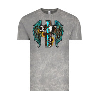 Cloud Rock Western Wings Cross Hope Vintage Tee - RanaPortraitStore