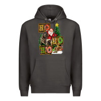 Smoke Christmas Trex Ho Ho Ho Santa Premium Hoodie - FaDigitalArtStudio