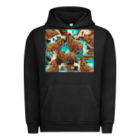 Pigment Black astec cowhide highlands cow Urban Hoodie - BarkalooDesign