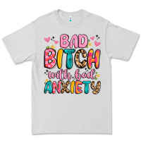 Dove Grey bad bitch with bad anxiety Premium Tee - Artiststas