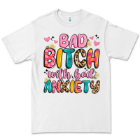 White bad bitch with bad anxiety Premium Tee - Artiststas