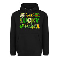 Black one lucky teacher Heavyweight Hoodie - Artiststas