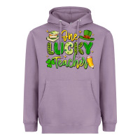 Lavender one lucky teacher Heavyweight Hoodie - Artiststas