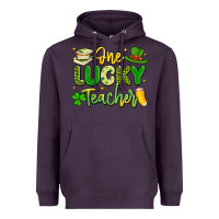 Plum one lucky teacher Heavyweight Hoodie - Artiststas