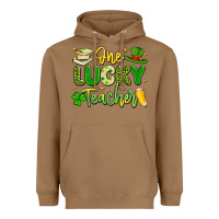 One Lucky Teacher Heavyweight Hoodie | Teevron