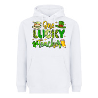 White one lucky teacher Heavyweight Hoodie - Artiststas