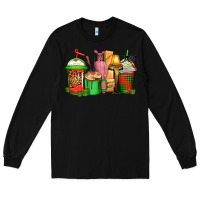 Black christmas movie coffee cups Long Sleeve Tee - CowGirlArtShop