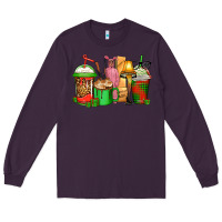 Plum christmas movie coffee cups Long Sleeve Tee - CowGirlArtShop
