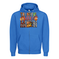 True Royal Thankful Little Mon Zipper Hoodie - CowhideDigitalArt