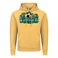 Vintage Mustard Wild about Soccer Vintage Hoodie - HowdyJamesFarm