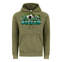 Vintage Olive Wild about Soccer Vintage Hoodie - HowdyJamesFarm