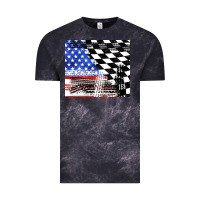 Cloud Black racing checkered flag tumbler tbs Vintage Tee - TumblerDesignByShophia