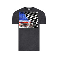 Vintage Black racing checkered flag tumbler tbs Vintage Tee - TumblerDesignByShophia