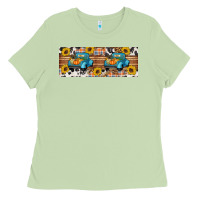 Matcha Fall truck Ladies Tee - Artiststas