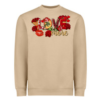 Mushroom love more valentine's day Heavyweight Sweatshirt - FaDigitalArtStudio