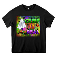 Black creep it real Heavy Core Tee - BundleAndBundleShop