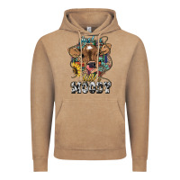 Vintage Coffee Just a little moody baby cow Vintage Hoodie - HowdyJamesFarm
