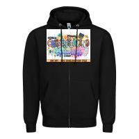 Black asdfas Zipper Hoodie - CowhideDigitalArt