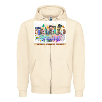Sandshell asdfas Zipper Hoodie - CowhideDigitalArt