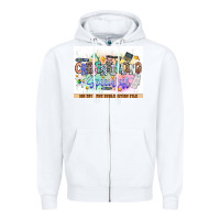 White asdfas Zipper Hoodie - CowhideDigitalArt