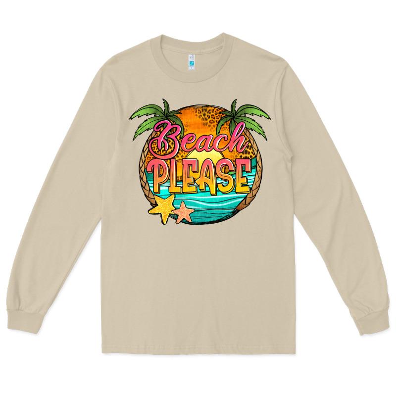 Beach Please Long Sleeve Tee by Jasminsmagicworld | Teevron