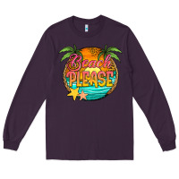 Plum beach please Long Sleeve Tee - Jasminsmagicworld