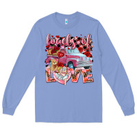 Colony Blue Loads of love Valentine's Day truck Long Sleeve Tee - HowdyJamesFarm