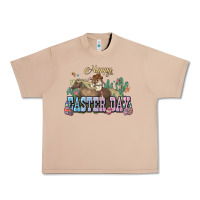 Burro Happy Easter Day rodeo Urban Heavy Tee - HowdyJamesFarm