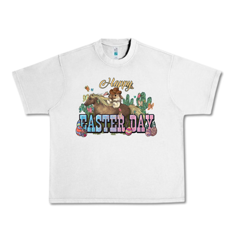Happy Easter Day Rodeo Urban Heavy Tee by HowdyJamesFarm | Teevron