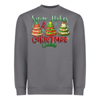 Storm snow flakes and christmas cakes Heavyweight Sweatshirt - FaDigitalArtStudio