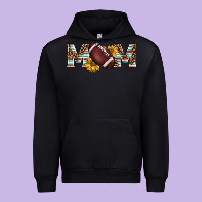 American Football Mom Urban Hoodie Designed By Barkaloodesign
