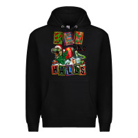 Black Rex The Halls Premium Hoodie - FaDigitalArtStudio