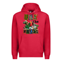 Cardinal Rex The Halls Premium Hoodie - FaDigitalArtStudio