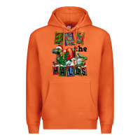 Carrot Rex The Halls Premium Hoodie - FaDigitalArtStudio