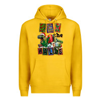 Lemon Rex The Halls Premium Hoodie - FaDigitalArtStudio