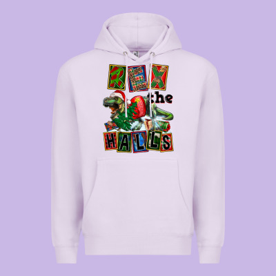 Rex The Halls Premium Hoodie Designed By Fadigitalartstudio