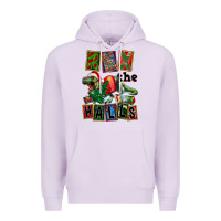 Lilac Rex The Halls Premium Hoodie - FaDigitalArtStudio