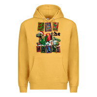 Mustard Rex The Halls Premium Hoodie - FaDigitalArtStudio