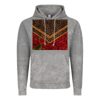 Cloud Rock red roses with leopard Vintage Hoodie - TumblerDesignByShophia